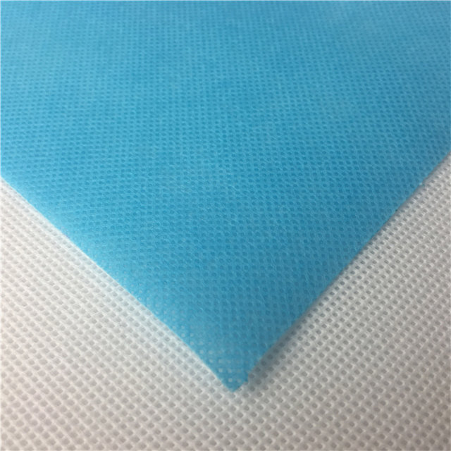 white blue 100%polypropylene spunbond pp nonwoven fabric