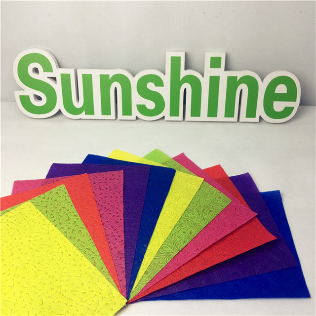 TNT Embossed Flower Wrapping Material Nonwoven Fabric Flowers And Gift Packing Flower Fabrics