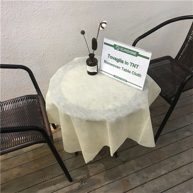 Hot Sale Factory Price TNT Disposable Pp Wedding Nonwoven Tablecloth Tovaglia