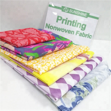 Sunshine colorful 100% polypropylene spunbond nonwoven printed non woven fabric