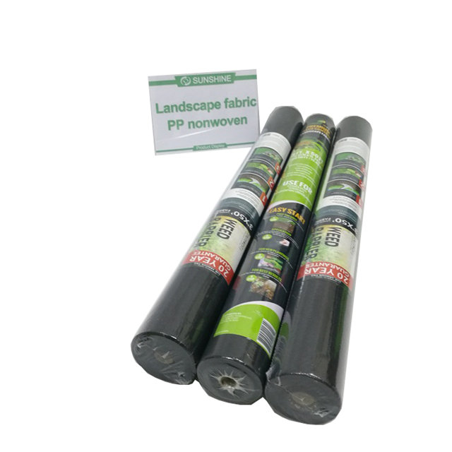 Top sale white and black pp nonwoven fabric use uv agriculture cover non woven fabric