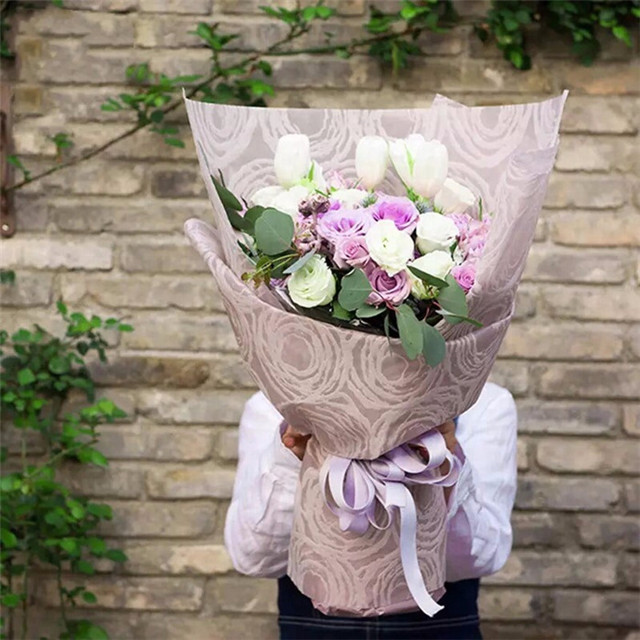 Colorful New Pattern Embossed Nonwoven Fabric for Flower And Gift Packing