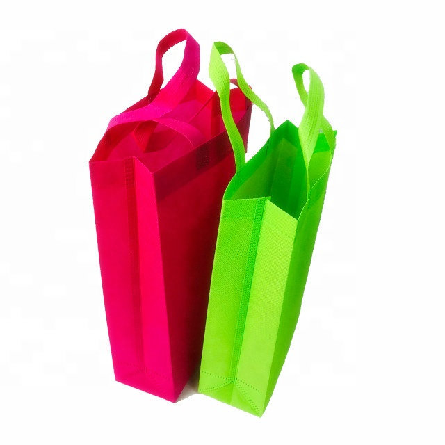 Eco friendly nonwoven fabric for Store supermarket handle non woven bag