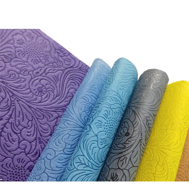 New Design High Quality Colorful Embossed Nonwoven Fabric for Flower And Gift Packing