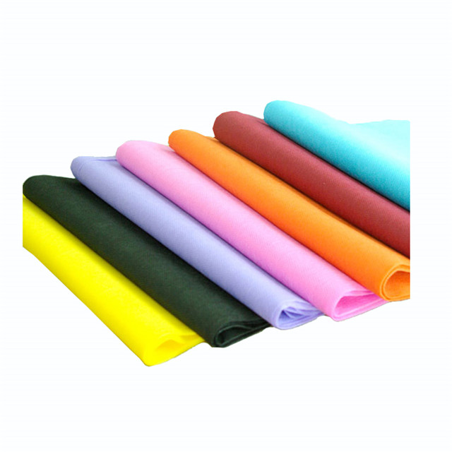 High quality 30-100gsm Colorful Pp Spunbond Non Woven Fabric Roll for make nonwoven bag