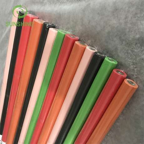 Eco Colorful Disposable Tovaglia TNT 100%Pp Spunbond Nonwoven Tablecloth Fabric In Roll