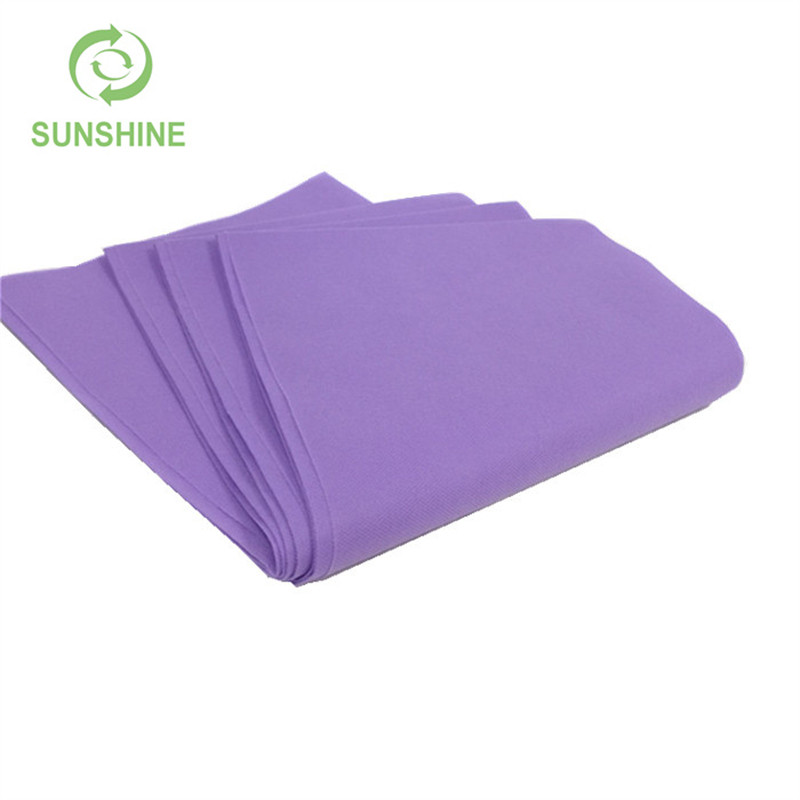 40-60gsm Waterproof TNT Disposable Tovaglia Pp Non Woven Pre-cut Tablecloth Or Tablecloth Roll