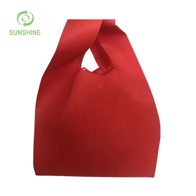 100%pp Non Woven T-shirt Shopping Bags