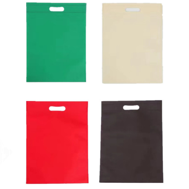45-70gsm Colorful 100%pp Spunbond Non Woven D-cut Shopping Bag Non Woven