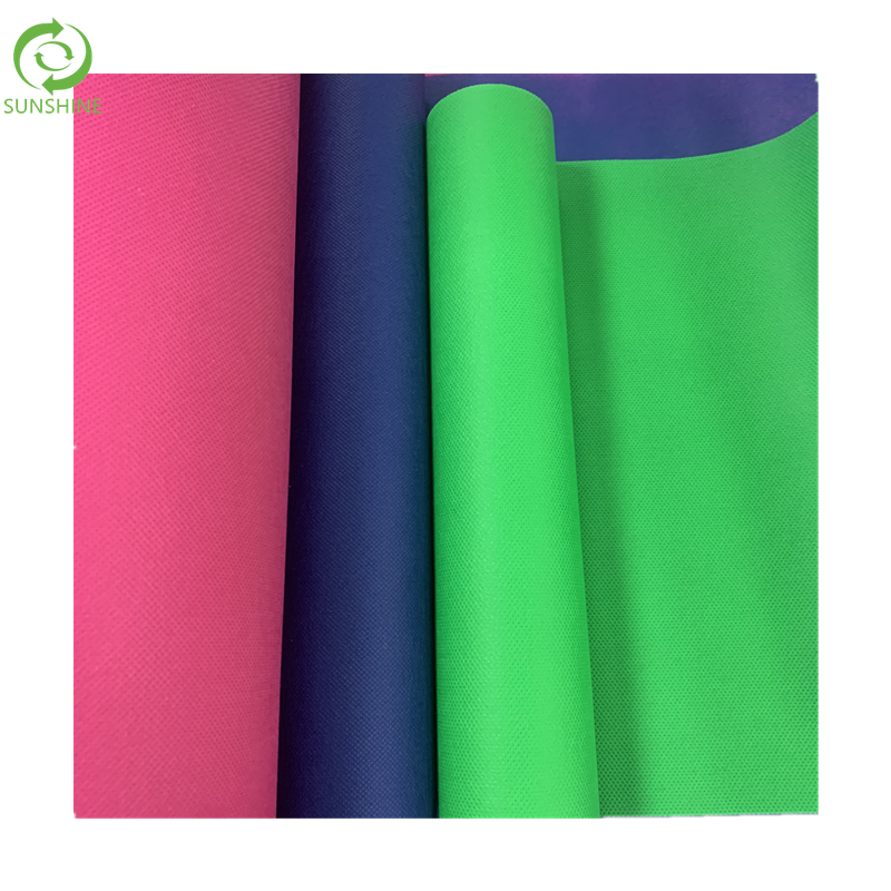 Hot sales 100 PP color S spunbond non woven fabric spunbond nonwoven roll