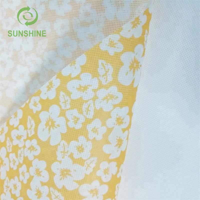 Printed 100%pp Spunbond Nonwoven Fabric for Tablecloth/Mattress/Shopping Bag