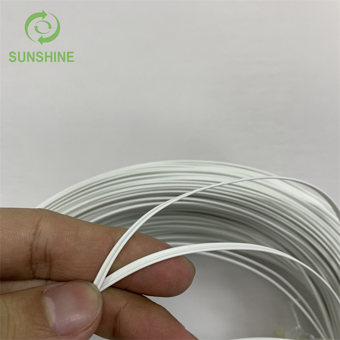 High Quality Plastic PP/PE 3mm Nose Wire with Core/nose Strip/nose Bridge for Medical Product
