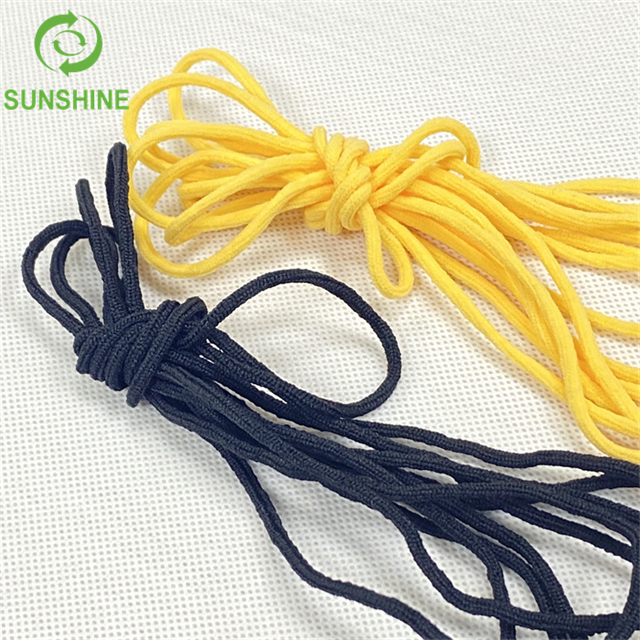 High Quality Low Price Earloop 2.5/3mm Elastic Earband Made in China Factory