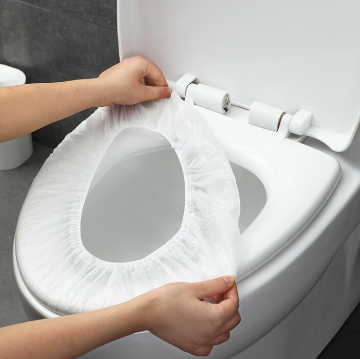 white and blue Nonwoven fabric for making Toilet mat waterproof soft nonwoven fabric 