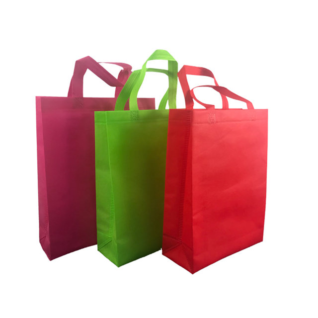 Colorful Pp Sounbond Nonwoven Fabric Handle Bag for Shopping Factory From China