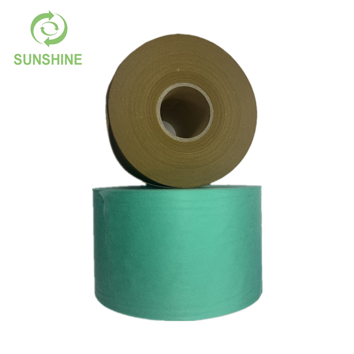 Green China Price 100%PP Spunbond Nonwoven Spunbond Roll Price For Make Medical Product