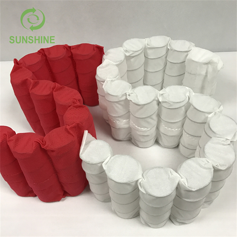 100%PP Spunbond Non Woven Perforated Use Mattress Pocket Spring Roll