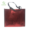Eco Friendly colorful 100%pp Spunbond Tote Nonwoven Fabric Shopping Bag