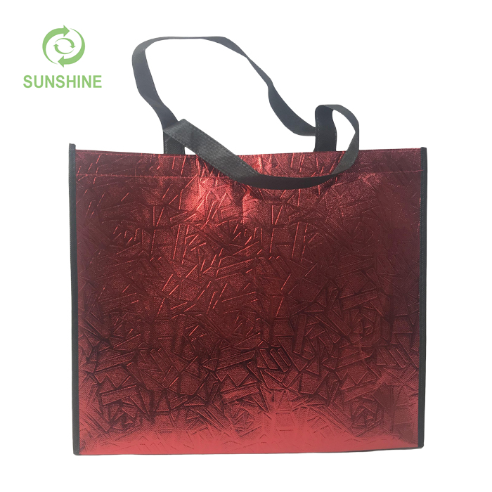 Laminated nonwoven fabric Shinning nonwoven fabric for bags