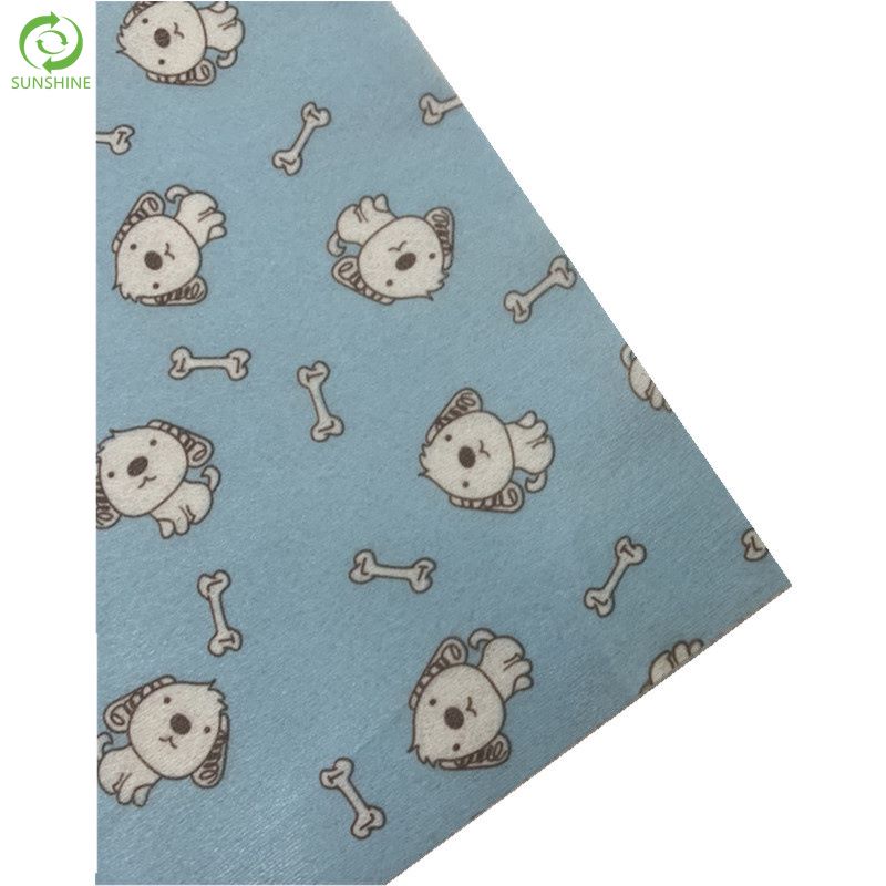 Printed PET Nonwoven Fabric 100% Polyester Spunlace Printed Non Woven Fabric