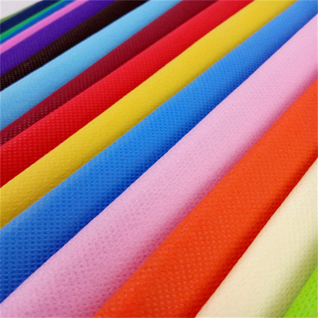 Bag material colorful pp spunbond nonwoven fabric supplier