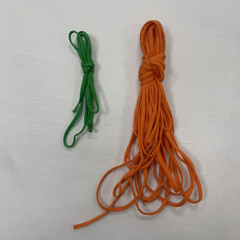 2.5-5mm Round/Flat Colorful Earloop Disposable Elastic Earloop Factory Direct Sale 