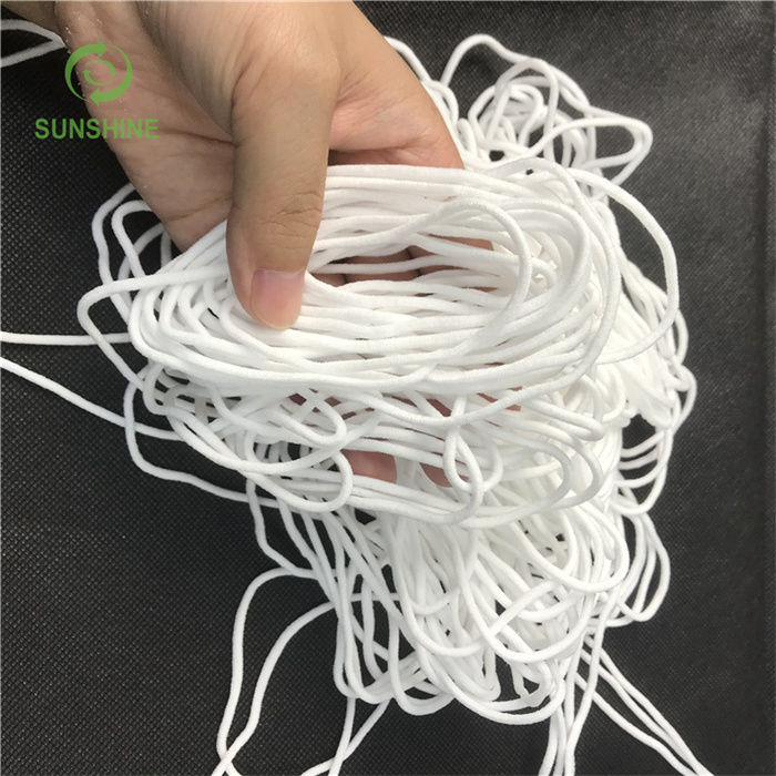 Nylon spandex Disposable for material of Round Earloop/round ear elastic