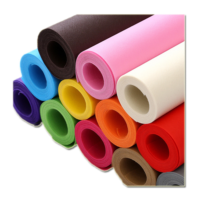 Colorful 100% PP Spunbond Nonwoven Fabric For Bags