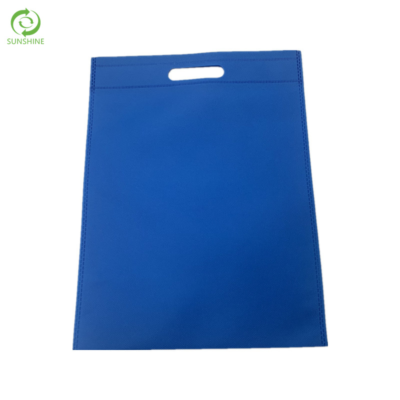 Eco-friendly Nonwoven Fabric Cloth D-cut Bag Spunbond Non Woven Fabric Colorful Shopping Bags