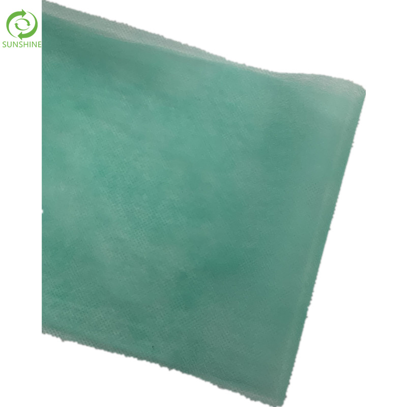China Factory Green 100%PP Medical 25/30gsm Spunbond Nonwoven Fabric Roll