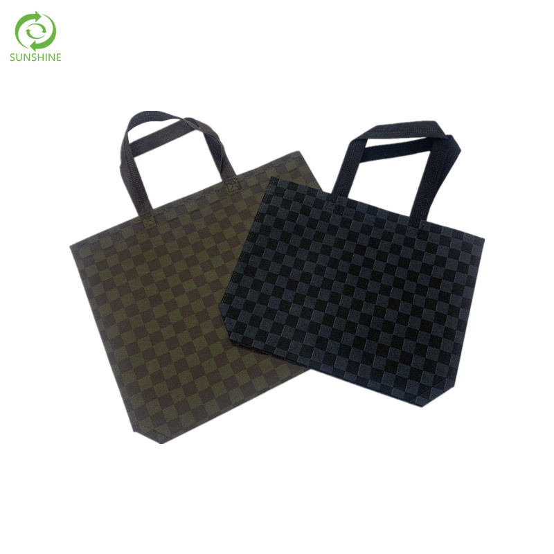Eco-friendly Handle Bag 100% PP Nonwoven Fabric Cloth for Colorful Recycle Shopping Bags 