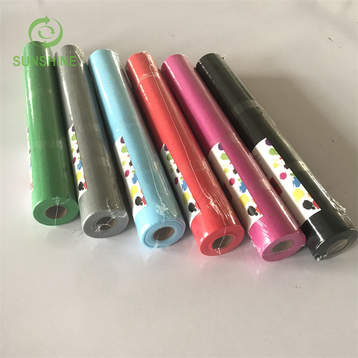 Manufacturer spunbond polypropylene colorful the name of non woven fabric roll