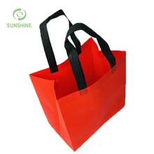 100%PP Eco Friendly Customized Letter Printed Tote Non-woven Fabric Shopping Bags