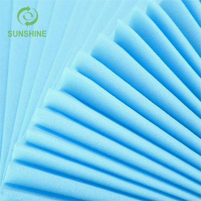 Hot Sale 25gsm Medical Pink/Blue 100% Pp Nonwoven Disposable Bed Sheet Roll
