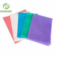 Disposable colorful polypropylene spunbond non woven bedsheet