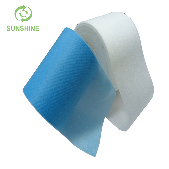 Hygiene Medical 25/30gsm 100%PP Material Spunbond Nonwoven Fabric Roll Material