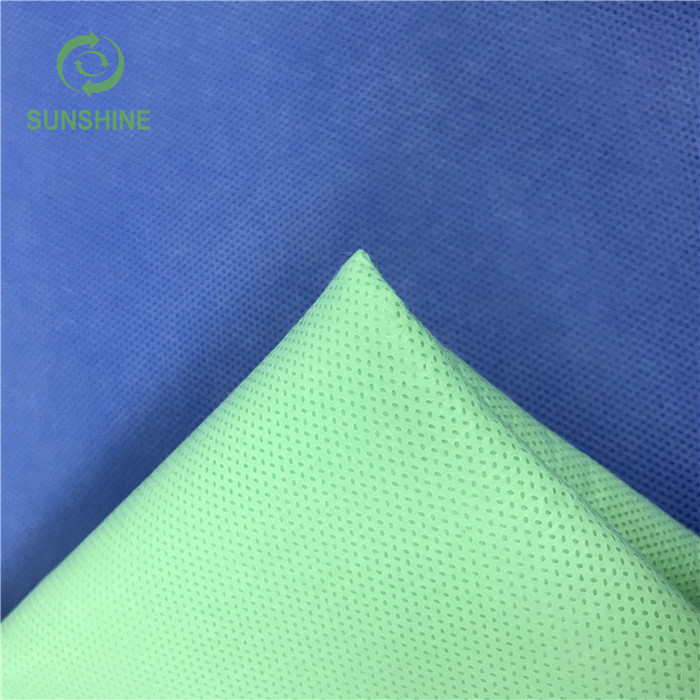 Factory Price White/Green/Blue SMS SMMS SSMMS Nonwoven Fabric For Medical Product