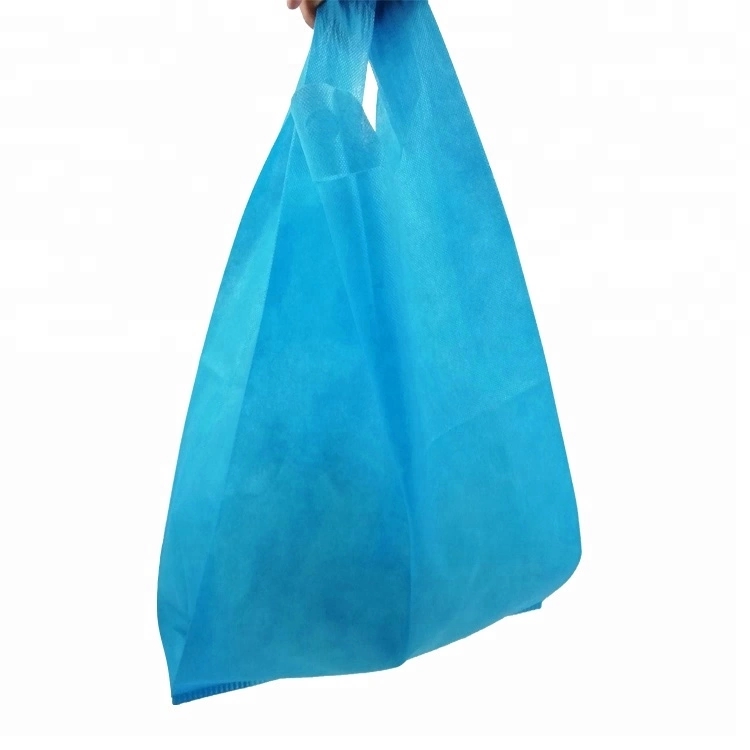 Multi-Color Reusable PP Non Woven T-shirt Shopping Bags 