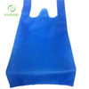 Eco Good Quality Reusable Colorful 30-45gsm 100% Pp Spunbond Nonwoven Shopping T-shirt Bag