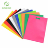 Colorful 100%pp Spunbond Nonwoven D-cut Nonwoven Shopping Bags