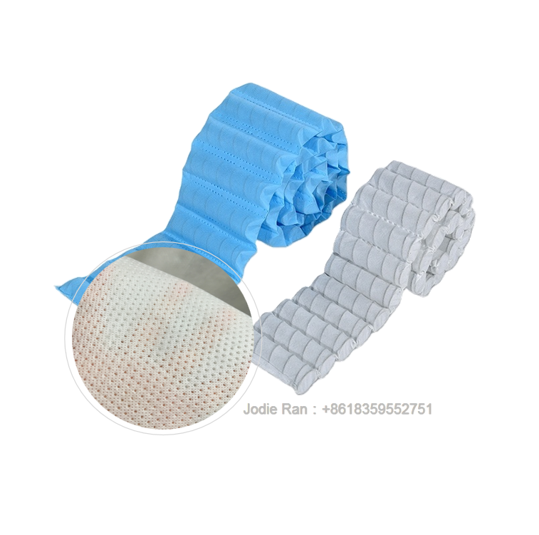 Free Samples Special fabric for spring pocket nonwoven fabric for sofa Perforated non-woven fabric Reduce friction