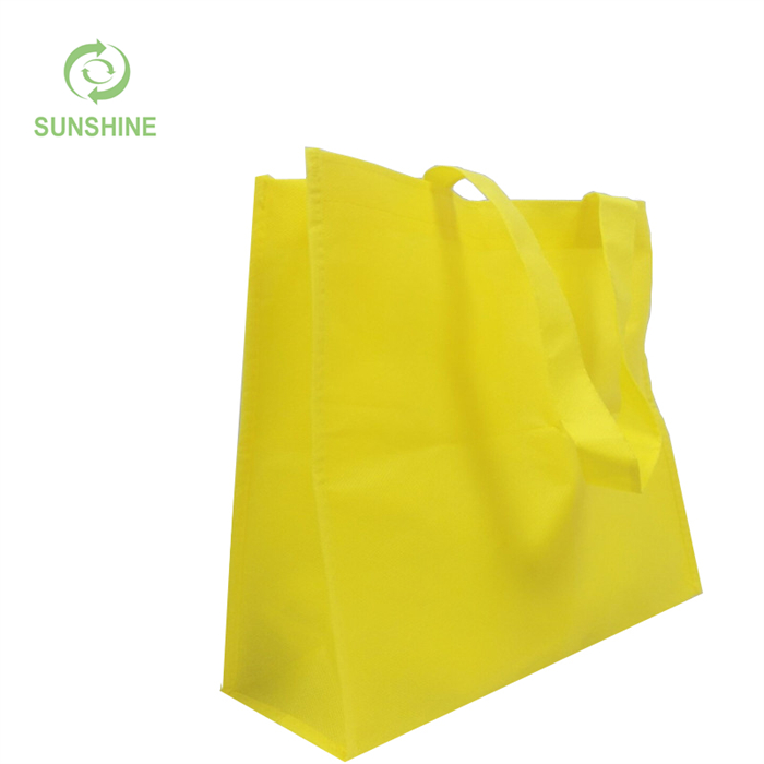 100%PP Eco Friendly Customized Letter Printed Tote Non-woven Fabric Shopping Bags