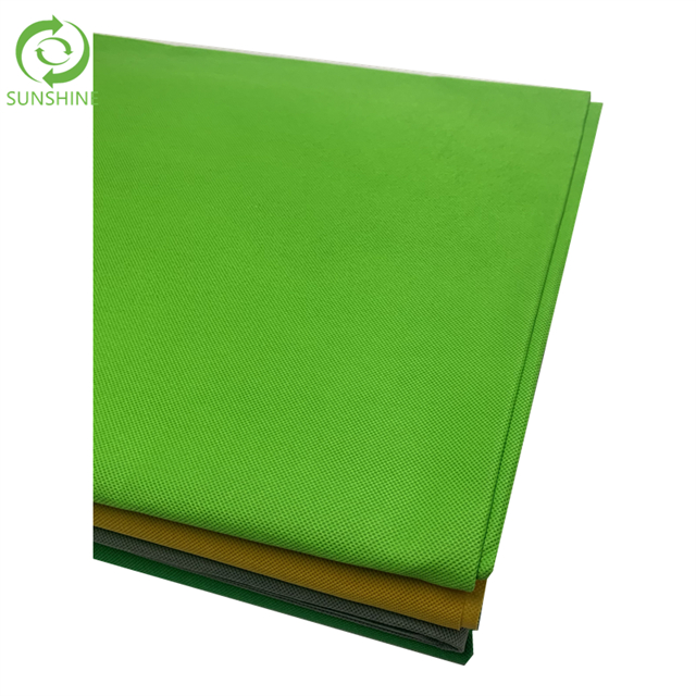 100% Colorful Spunbond Nonwoven Fabric Per-cut Table Colth Sell Well Colorful Table Colth 