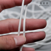 White elastic rope for nonwoven material round earloop 