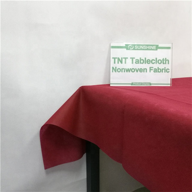 TNT tablecloth cover pp spunbond nonwoven fabric